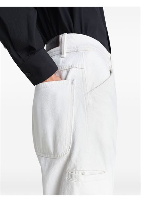 twisted workwear pants unisex white LEMAIRE | PA1102 LD1070WH086
